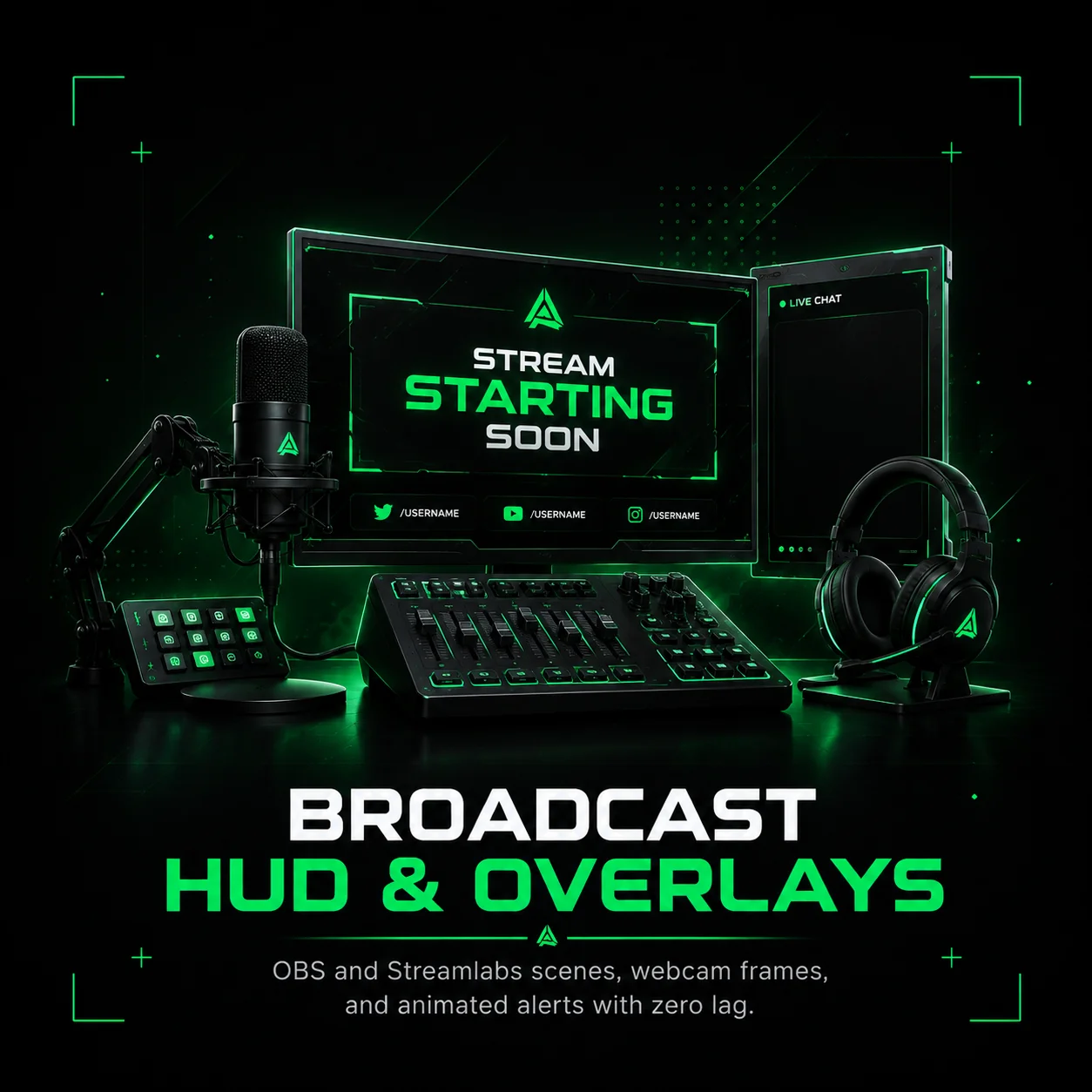 Broadcast HUD & Overlays